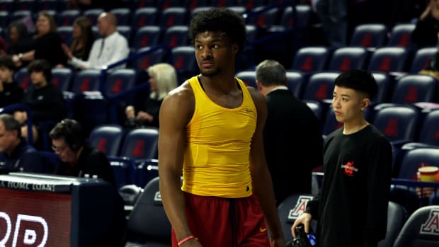 James before USC's 82-67 loss to No. 12 Arizona on Jan. 17, 2024.